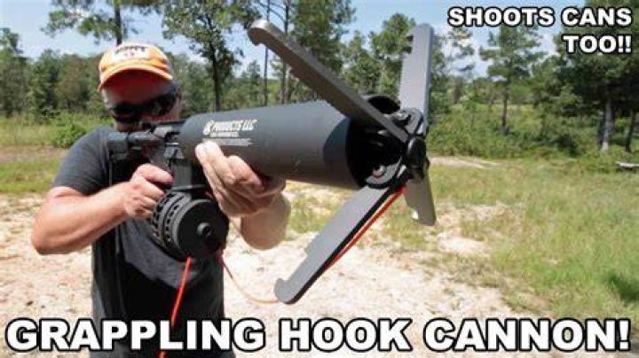 Can you cannon with a grappling hook?