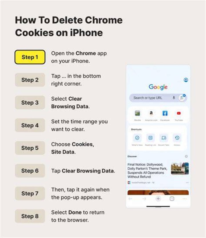How do I delete cookies on my iPhone 5c?