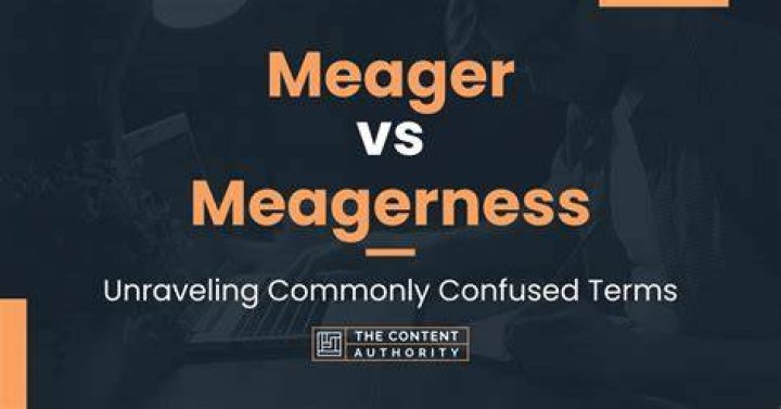 What is the synonym for meagerness?
