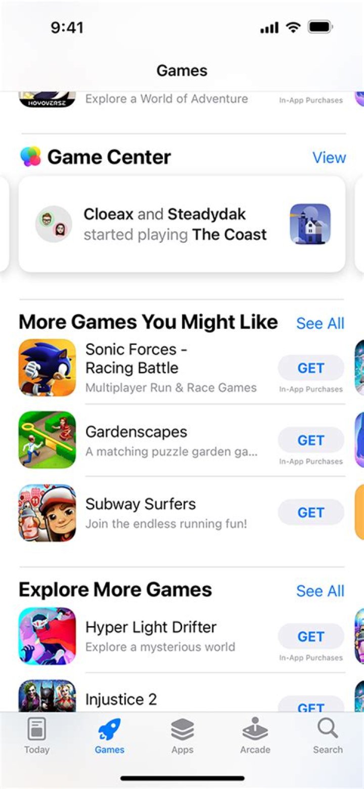 Where is the Game Center app?